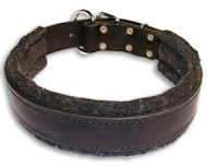 BUY 1.5 inch Leather Collar for English Bulldog
