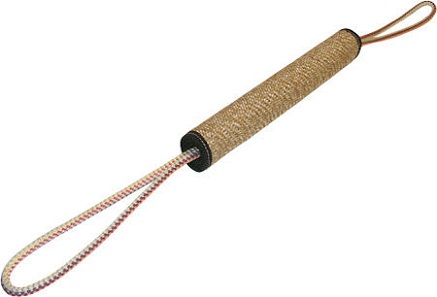 Easy of Use Rolled Jute Tugs with 2 handles for puppy training