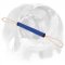 English Bulldog Bite Roll with 2 Handles for Training and Playing