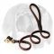 English Bulldog Exquisite Design Braided Leather Dog Leash