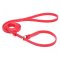 Durable Red Biothane English Bulldog Leash and Collar Combo