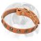 Soft Leather English Bulldog Collar For Puppies