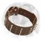 Top popular super wide leather dog collar adorned with spikes and studs for English Bulldog breed
