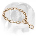 English Bulldog Choke Chain Dog Collar Perfect for Training and Walking