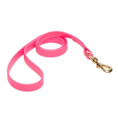 Pink Waterproof English Bulldog Leash Made of Biothane
