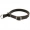 English Bulldog High-Quality Leather Choke Dog Collar