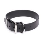 Extra Wide Black Biothane English Bulldog Collar