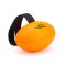 Inflatable Rugby Football Dog Toy - Orange - 4" (10cm)