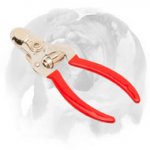 "Personal Groomer" - English Bulldog Nail Trimmer with Vinyl Handles and Stop