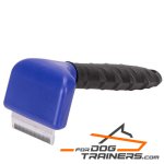 "Stylish Look" Metal Brush for Dog with Plastic Handle