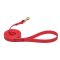 Red Waterproof English Bulldog Leash Made of Biothane