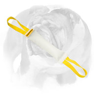 English Bulldog Fire Hose Bite Tug with 2 Handles for Training Young Dogs