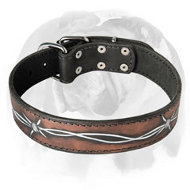 Modern and Trendy leather English Bulldog Collar!