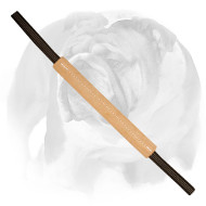 English Bulldog Leather Bite Tug for Training Young and Adult Dogs