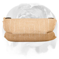English Bulldog Jute Puppy Bite Builder for Basic Training