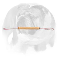 English Bulldog Puppy Rolled Jute Bite Tug for Training and Playing