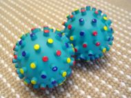 Crazy Color Rubber Ball Makes Sound 4,8 inch