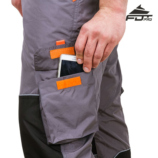 Strong Pants with Back Pockets on Velcro closure