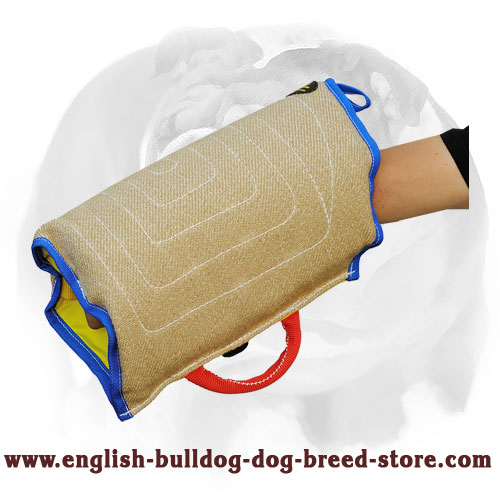 English Bulldog Jute Bite Sleeve for Puppies