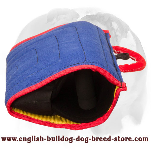 English Bulldog French Linen Adult Dog Bite Builder Sleeve for Training - Click Image to Close