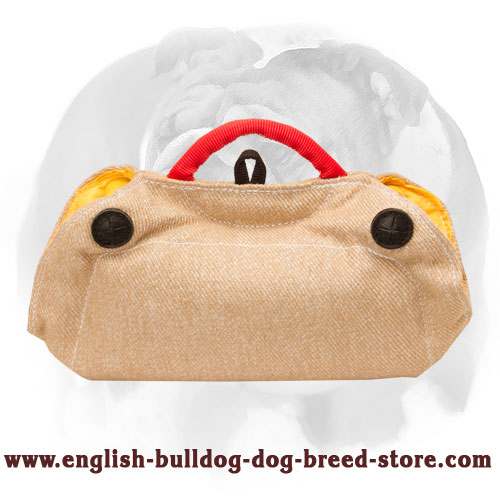 English Bulldog Jute Puppy Basic Bite Builder for Training