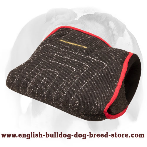 English Bulldog French Linen Bite Builder Sleeve for Advanced Training