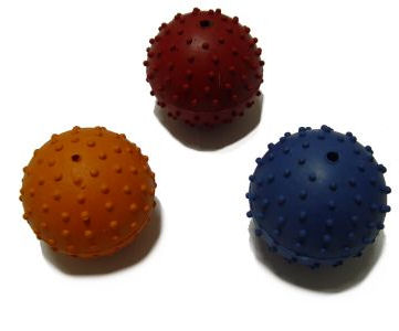 Rubber Squeaky Ball Dog Toy 2 1/3 inch (6cm)