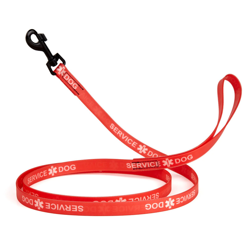 Biothane Adjustable Service Dog Leash - Click Image to Close
